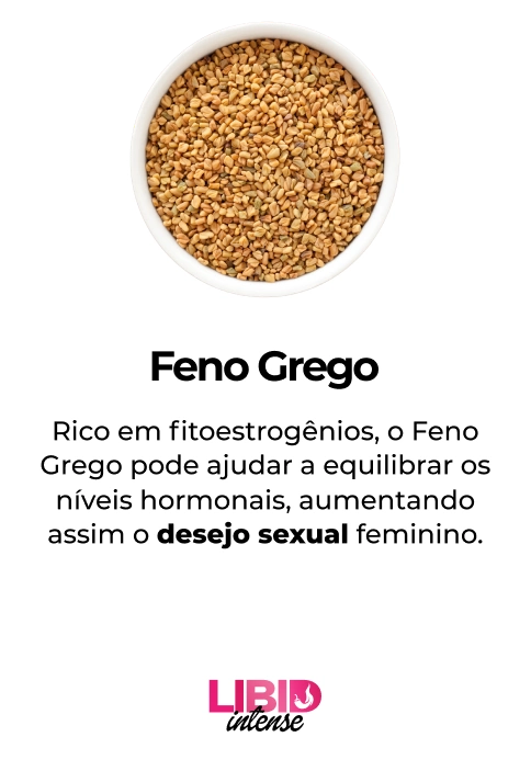 Libid Intense ingredientes - Feno Grego