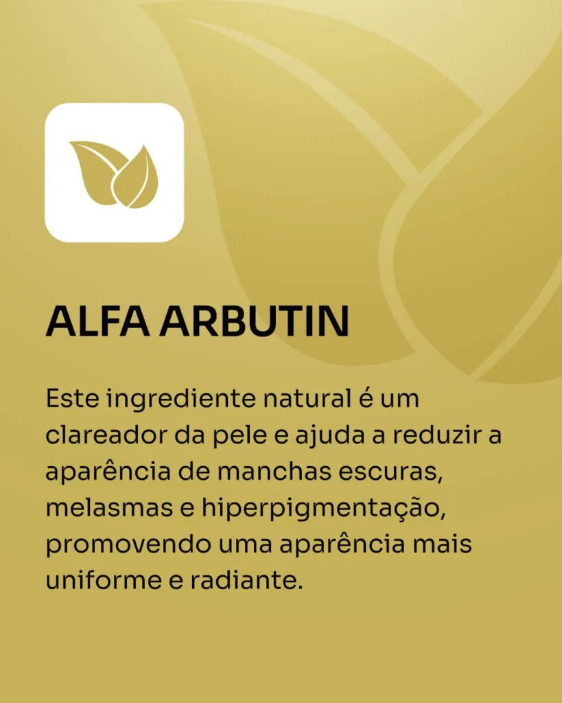Clareador NutralFit ingredientes - Alfa Arbutin
