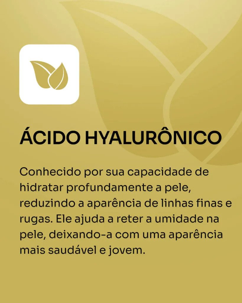 Clareador NutralFit ingredientes - Ácido Hyalurônico